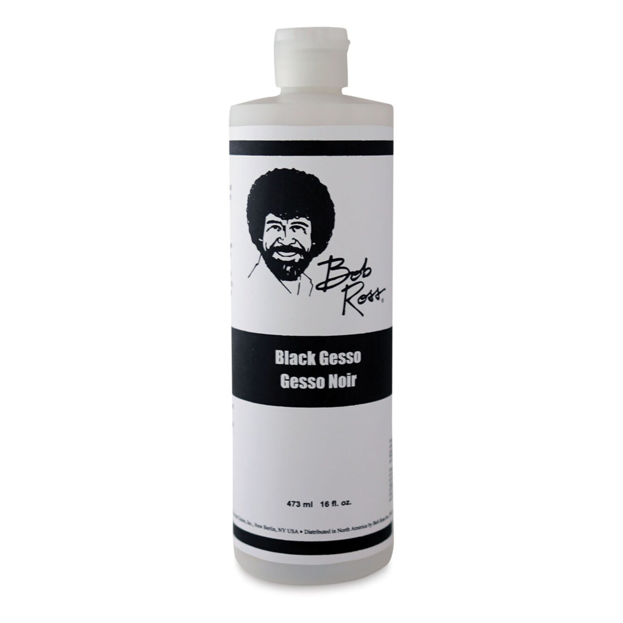 Bob Ross Gesso - Black, 16 oz bottle